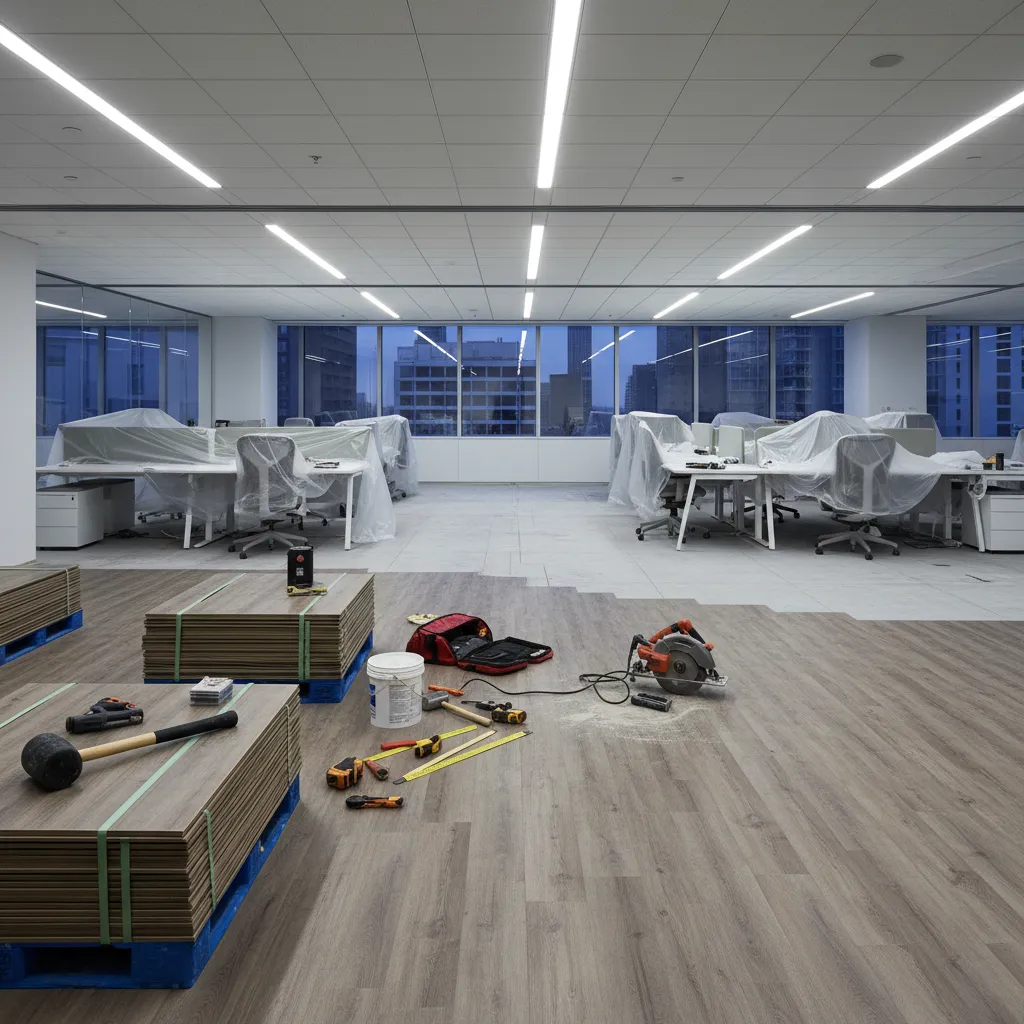 Commercial Flooring project in Bellingham, WA