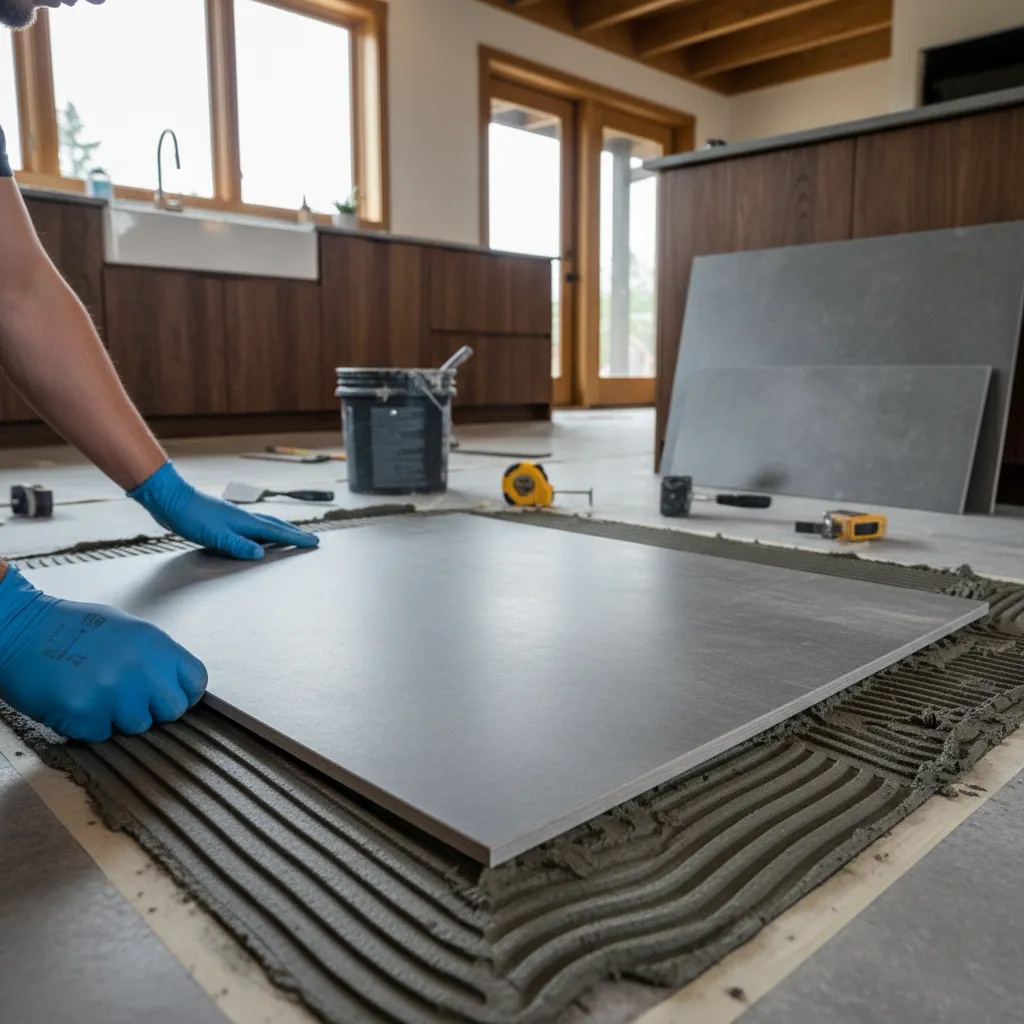 Tile & Stone Flooring Installation project in Bellingham, WA